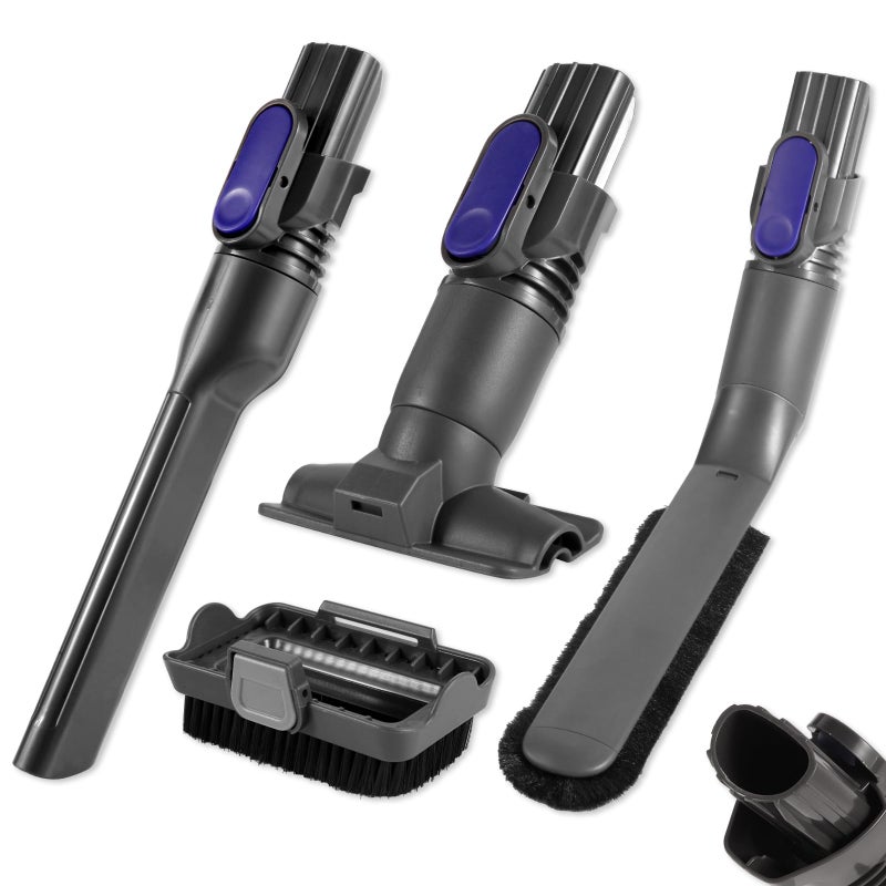 QINAN IX141 Vacuum Crevice Tool Brush Replacement Parts Compatible with Shark Pet Cordless Stick IZ162H IZ361H IX140 IX141 IZ140 IZ142 UZ145 Removable Two-in-one Tool Brush Attachments for D-Shaped Vacuum - Image 1