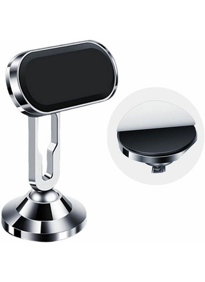 جيه ماري MH-75 Powerful Magnetic Car Phone Holder – Universal Air Vent & Dashboard Mount with 360° Rotation – Strong Magnet Grip for All Smartphones – Compact, Durable & Easy to Install – Black - Image 2