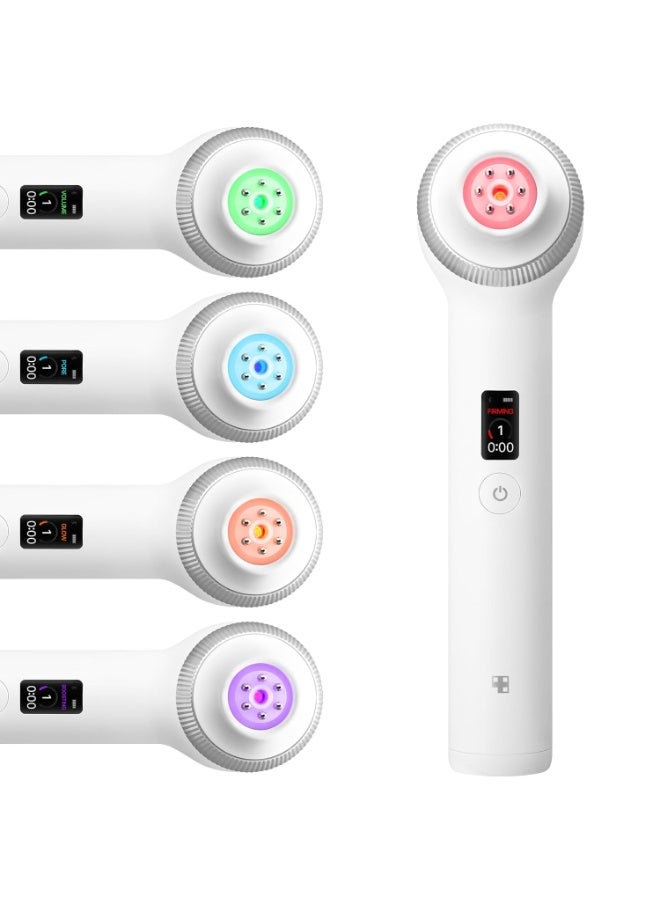 ميديكيوب جهاز AGE-R Ultra Tune 2 في 1 لشد البشرة ورفعها، مدلك وجه مزدوج الموجات للتجاعيد والخطوط الدقيقة، يعزز مرونة البشرة وإشراقها، أداة منزلية لمكافحة الشيخوخة مع تطبيق للمتابعة. - Image 1