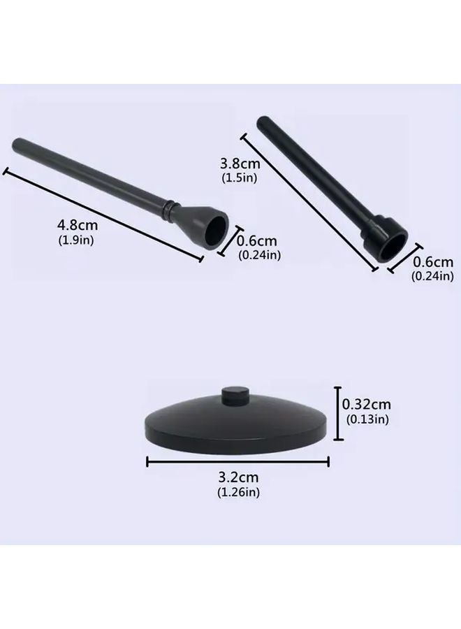 Sky Blue Roundness Base 9pcs Mini Building Blocks DIY Battlefield Scene Play  Birthday Gift - Image 3