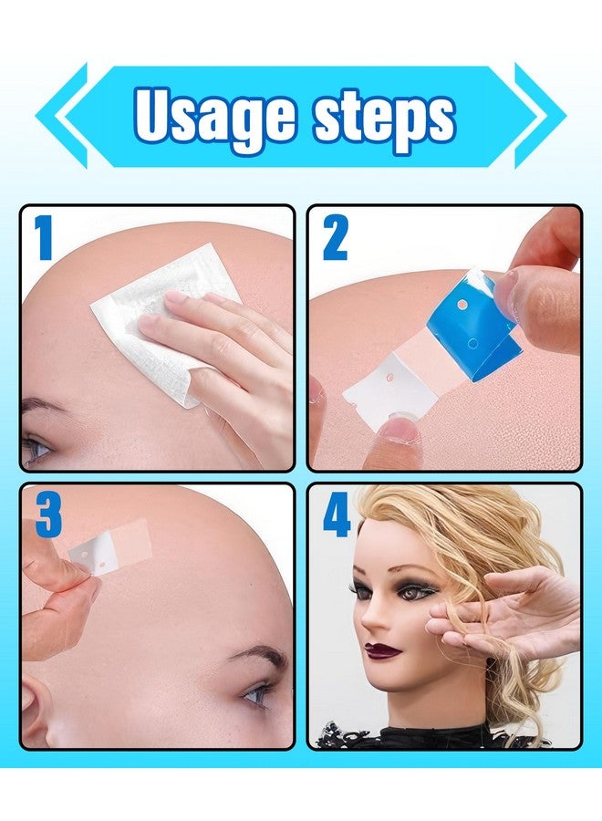 OXYGLOBE 7Pcs Adhesive Tape,Hair Patch Tape For Men Hair Tape Walker Tape Ultra Wig Film Special Film Double-Sided Tape Wig Replacement Adhesive Waterproof and Sweat Proof Wig Patch - Image 4