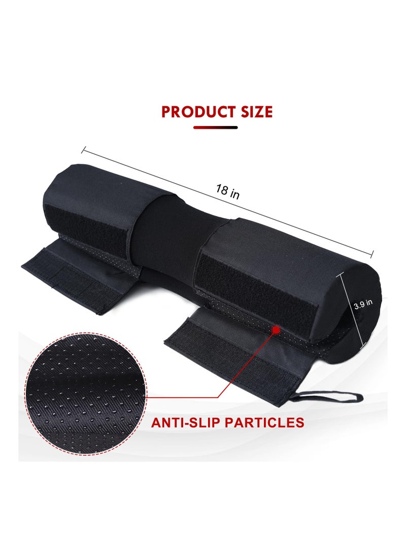 SYOSI Barbell Squat Pad Nylon Padding AntiSlip, Thick Foam Barbell Pad for Squats Cushion, Lunges & Bar Padding for Hip Thrusts, Standard Olympic Weight Bar Pad, Provides Cushion to Neck Shoulders Training  - Image 4