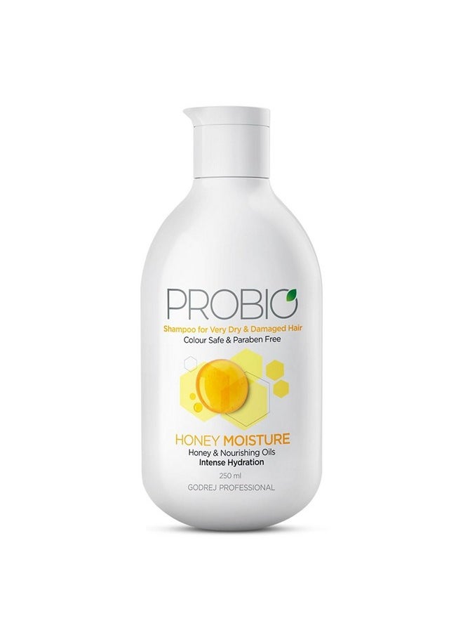 Godrej Professional - Godrej Professional Probio Honey Moisture Shampoo (250Ml) | For Dry & Damaged Hair | No Paraben | With Honey & Nourishing Oil - Image 1