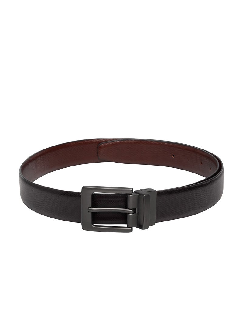 TEAKWOOD - Reversible Genuine Leather Black Brown Belt for Men - Image 1