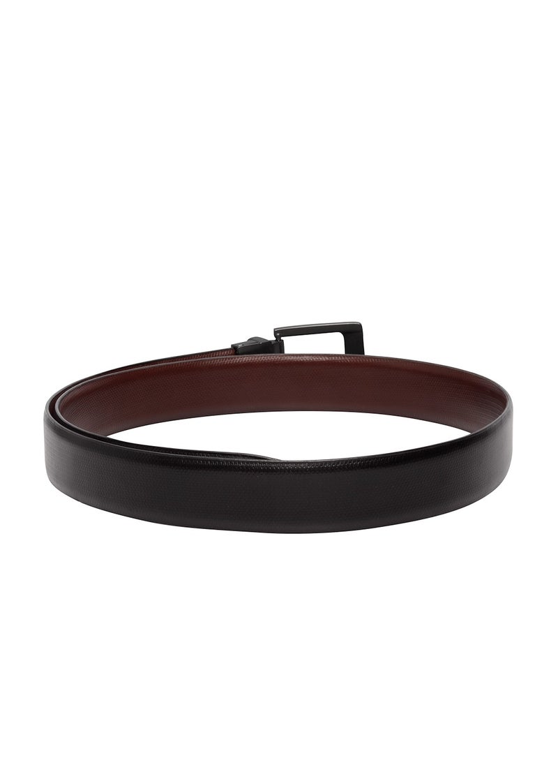 TEAKWOOD - Reversible Genuine Leather Black Brown Belt for Men - Image 1