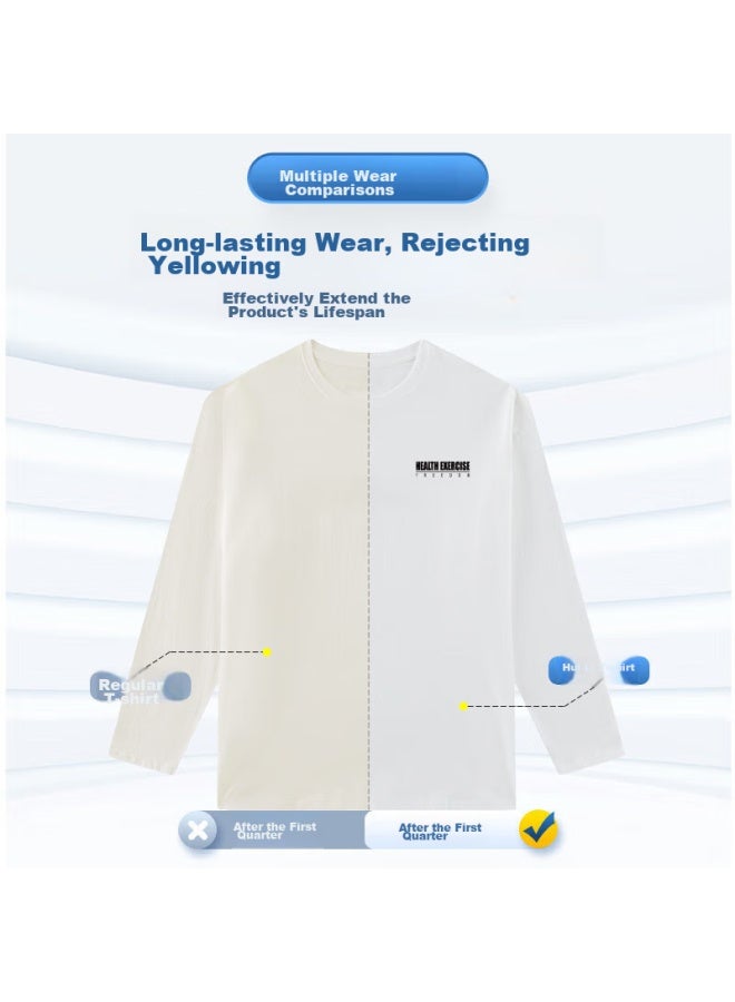 Warrior Long-sleeve T-shirt For Men, Spring And Autumn Round Neck Printed Sports Long-sleeve, Versatile Pure Cotton Breathable Undershirt, Men's Clothing - Image 2