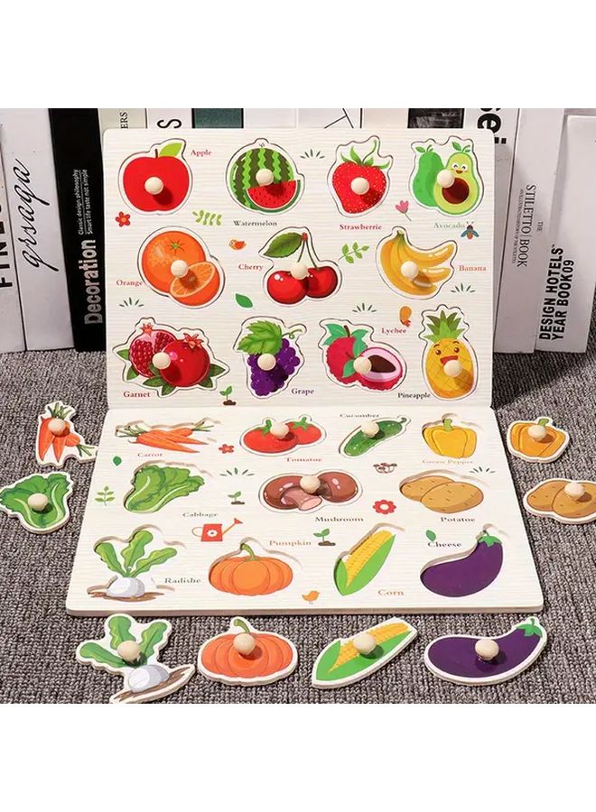 New Trumpet B 010 Educational Wooden Number Puzzle Board For Early Learning Counting - Image 4