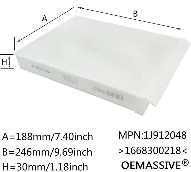 OEMASSIVE Pollen Cabin Air Filter for Mercedes-Benz - Image 5