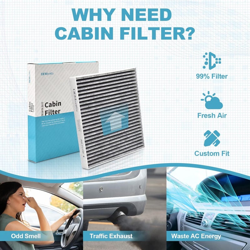 OEMASSIVE Pollen Cabin Air Filter for Mercedes-Benz - Image 3