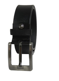 LAVERI LEATHER GENUINE LEATHER 40 MM FORMAL AND CASUAL BLACK BELT FOR MENS  - Image 4