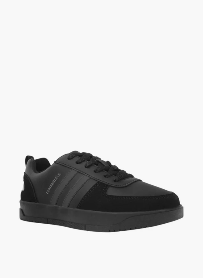 لامبرجاك Women's Panelled Lace-Up Sneakers