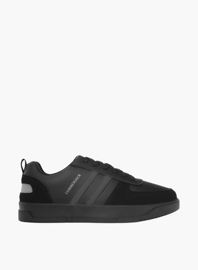 لامبرجاك Women's Panelled Lace-Up Sneakers