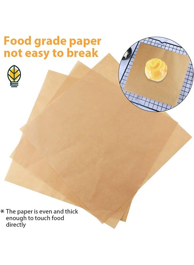 ورق مقاوم للزيت، 200 ورقة من ورق التعبئة والتغليف، ورق مرفق لسلة الطعام، والكعك، والخبز، والبطاطس المقلية، وسندويشات، والبيتزا، والهامبرغر والكلاب الساخنة (36 × 26 سم) - Image 5
