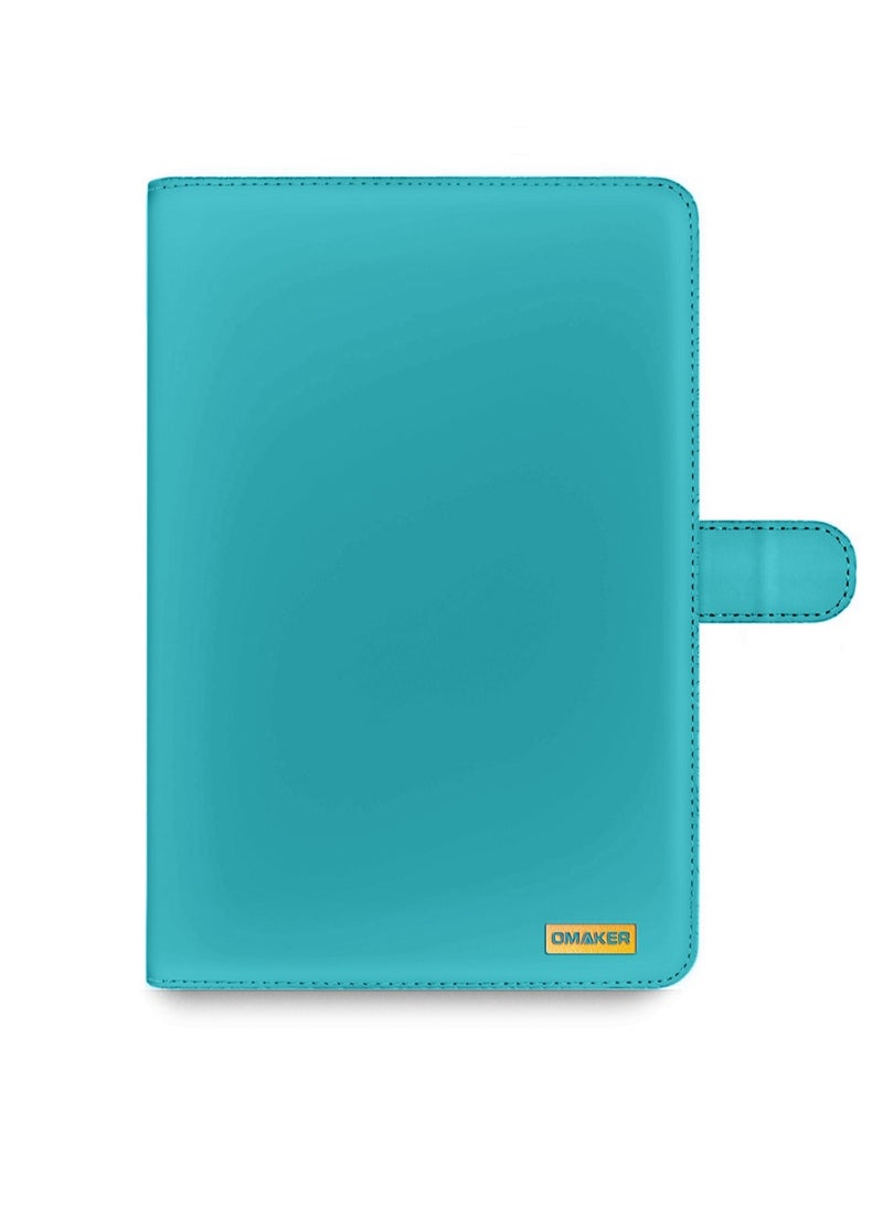 اوميكر - جراب Xiaomi Redmi Pad Pro 5G 2024 مقاس 12.1 بوصة من جلد البولي يوريثان بإغلاق مغناطيسي - أخضر بحري - Image 1