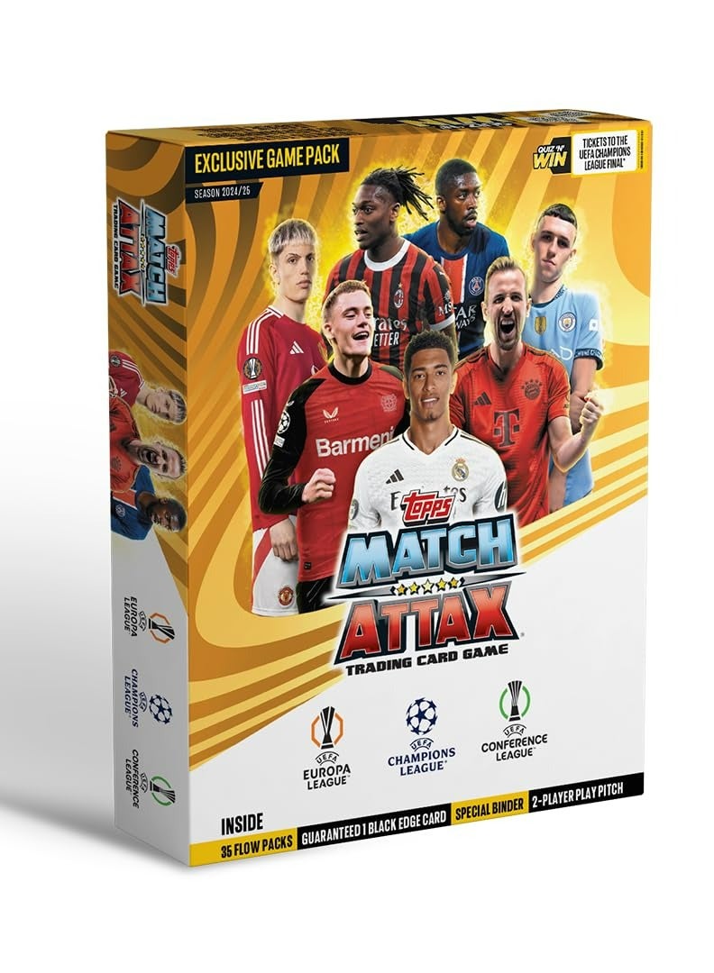 Topps UEFA Champions League Match Attax 24/25 Trading and Collectible Card Game ((Exclusive Game Pack)) - Image 1
