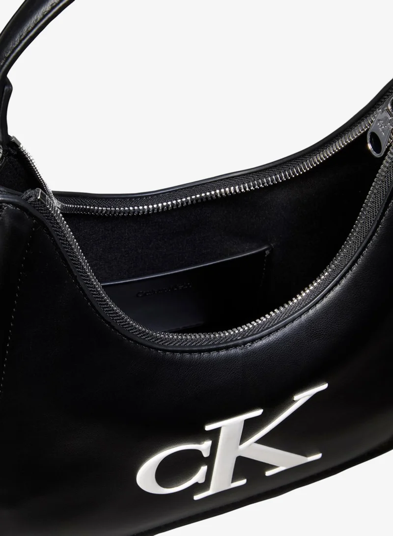 Calvin Klein  Embossed Monogram Crescent Bag for Women | Best Price UAE