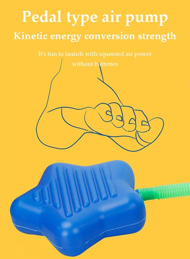 DUNISO Rocket Launcher for kids, foam light rocket launching toy, stepping on jump rockets, with six rockets and launching pads, suitable for boys and girls aged 3 to 12 - Image 5