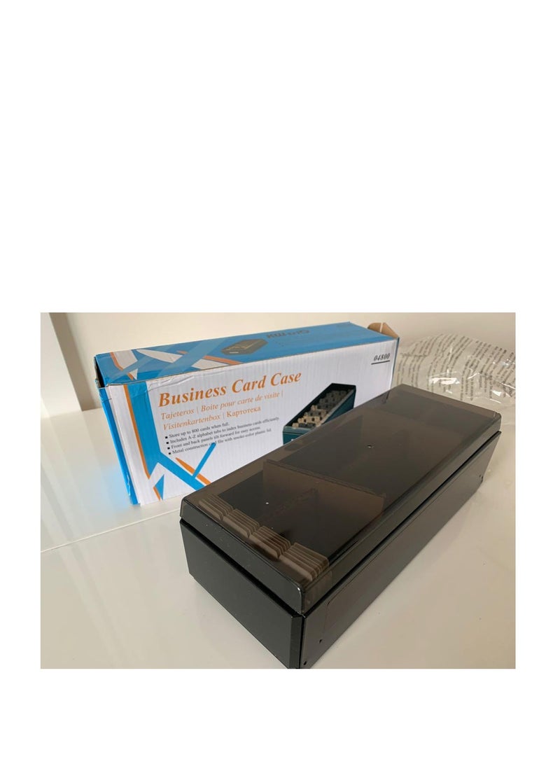 KWTrio KW-Trio Imported Business Card Organiser with Alphabetical Sorting for Office Upto 800 Cards Capacity - Image 1