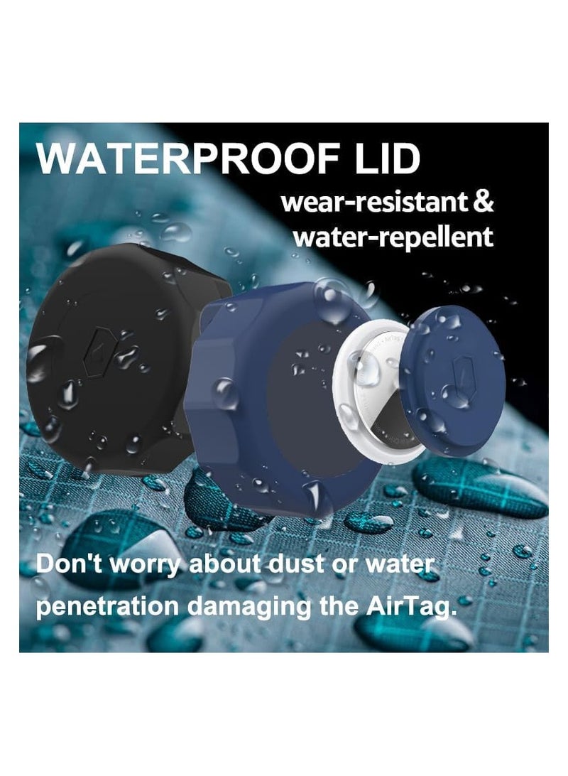 SYOSI 2 Pack Waterproof AirTag Holder for Kids Shoelaces, Hidden Silicone Shoe Clip for AirTag, Easily Attach to Shoe & Collars, Hidden Wear Resistant, Tracker Case for Children Shoestring, Anti Lost - Image 2