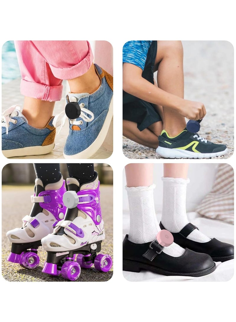 SYOSI 2 Pack Waterproof AirTag Holder for Kids Shoelaces, Hidden Silicone Shoe Clip for AirTag, Easily Attach to Shoe & Collars, Hidden Wear Resistant, Tracker Case for Children Shoestring, Anti Lost - Image 4