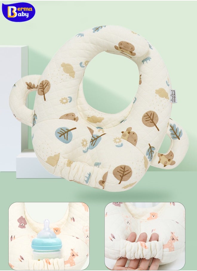 Berma Baby Baby bottle holder, newborn bottle holder, baby self-service feeding pillow, adjustable feeding pillow holder, portable newborn support pillow, maternal and child daily necessities, gifts for boys and girls  - Image 1