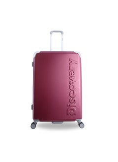 Discovery Discovery Focus ABS Hardside Checked Travel Luggage, Durable Lightweight 4 Double Wheel Expandable Trolley Bag, Extra Secure Combination Lock, 28" Suitcase, Check-In Large Trolley - Purple.  - Image 1