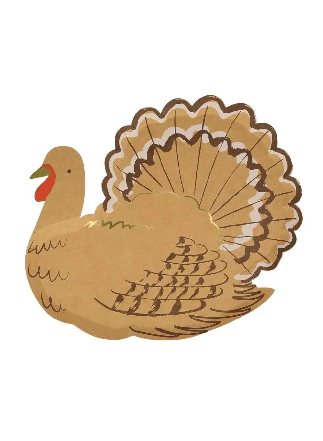 Meri Meri Turkey Paper Plates