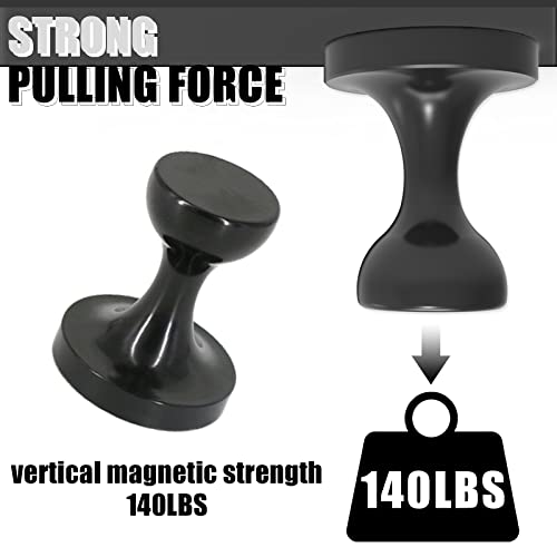MHDMAG Coat Magnetic Hooks Heavy Duty Magnet Hanger, Magnet Hooks with Rare Earth Neodymium for Home, Office, Workplace or Traveling(D36 Black-4) - Image 3