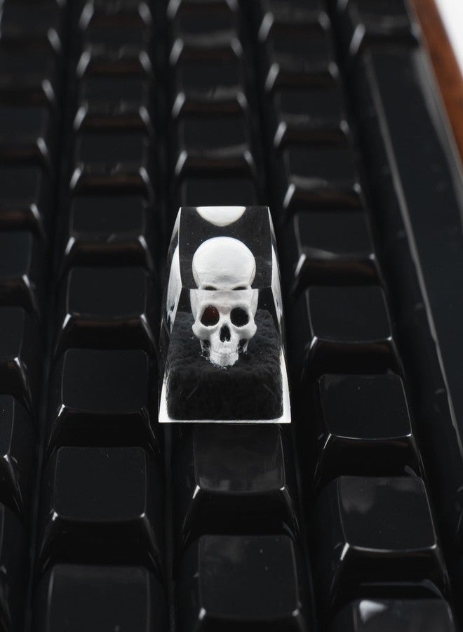 أغطية مفاتيح ULTRAEQUIP Artisan Keycaps Skull Resin Escape Custom 1U SA Prolfile Handmade for MX Switch Mechanical Keyboards Key Cap (Skull_Keycap) - Image 2