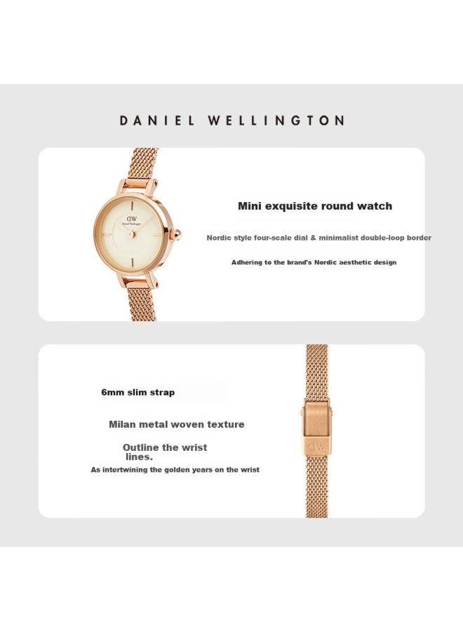 DANIEL WELLINGTON Danielwellington Dw Ladies' Watch, Mini Round Sugar, Delicate Fashion European American Wrisch, Birthday Gift For Girlfriend, Dw743 - Image 4