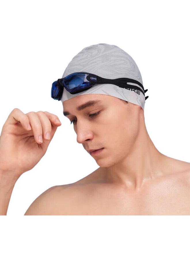 Zoke Adult Swimming Goggles And Cap Two-Piece Set, Unisex, Non-Prescription Sports Professional Swimming Glasses Jd61450503 - Image 2