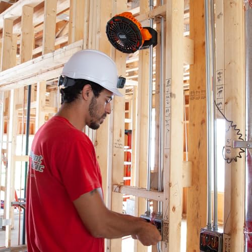Klein Tools PJSFM1 Cordless Rechargeable Fan with USB-C Charging Cord and Multiple Mounting Options Perfect for the Jobsite - Image 5