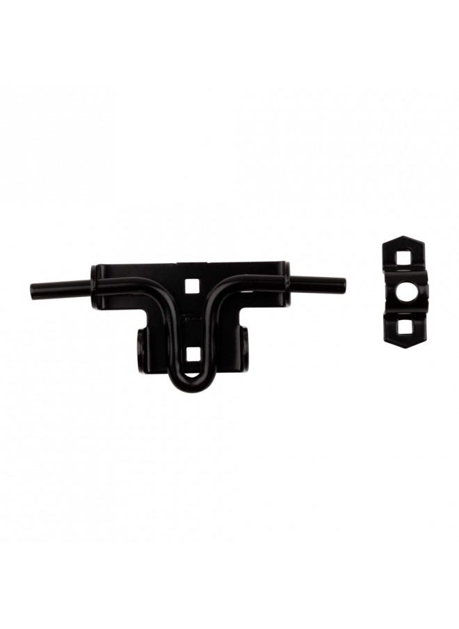 National Hardware National Hardware N165-506 Slide/Sliding Bolt Door/Gate Latch, Satin Black  - Image 2