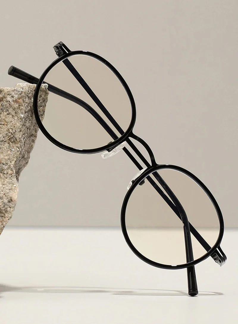 Haute Sauce Black Oversized Sunglass