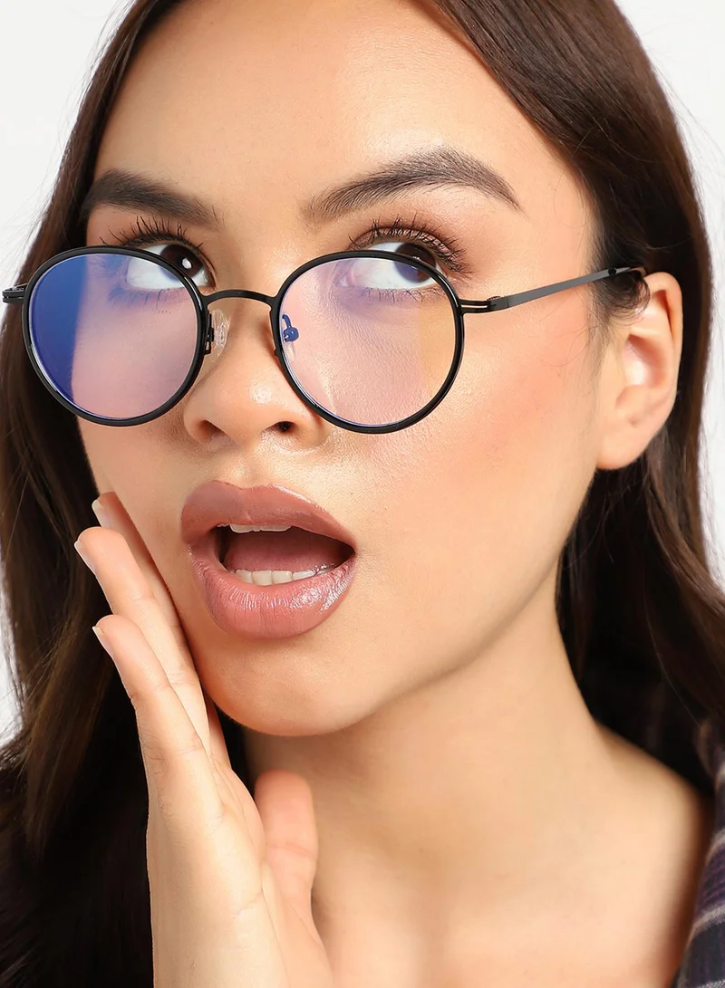 Haute Sauce Black Oversized Sunglass