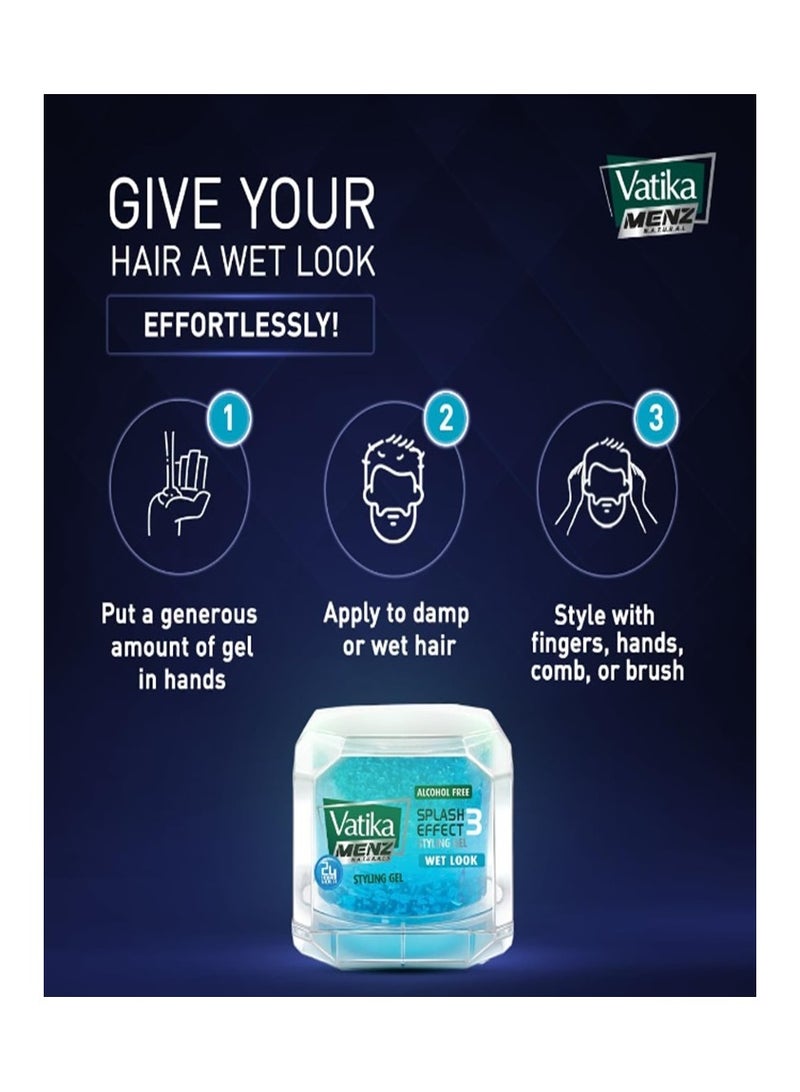 فاتيكا منز سبلاش 3 إفيكت جل تثبيت الشعر مظهر رطب 250 مل - Image 4