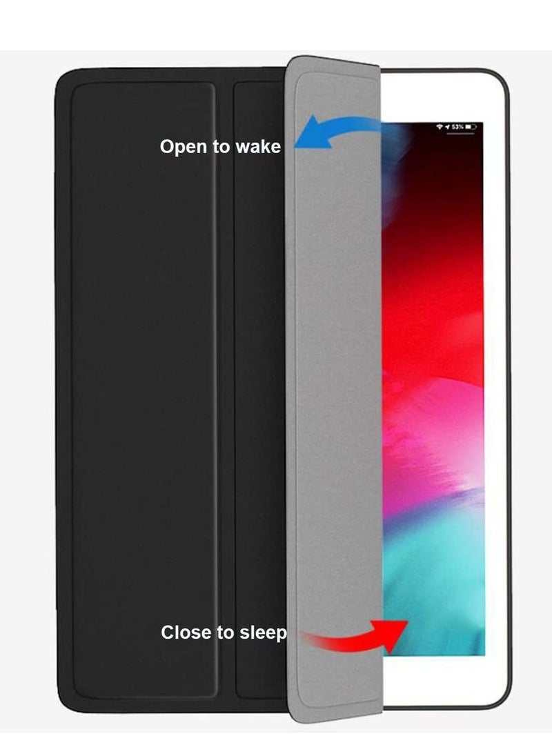 vesus Soft Smart Case with Pencil Holder Foldable Stand Compatible with iPad 10.2 Inch 9th / 8th / 7th Generation 2021/2020 / 2019, iPad Air 3rd Generation, iPad Pro 10.5 Inch (Deep Navy Blue) - Image 5