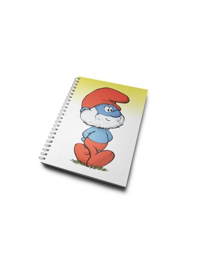 LIT Papa Smurfs Printed Spiral Hardcover Notebook - Image 2