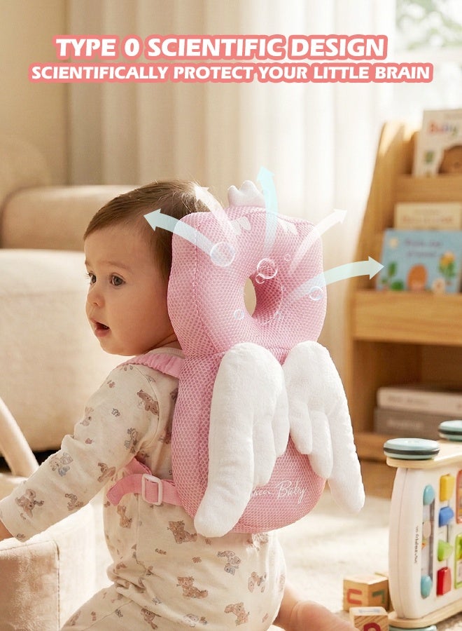 سوفت تاتش وسادة حماية رأس الطفل، وسادة مسند رأس الطفل، أجنحة رقبة الطفل، وسادة مقاومة للسقوط، وسادة ألعاب الأطفال - Image 5