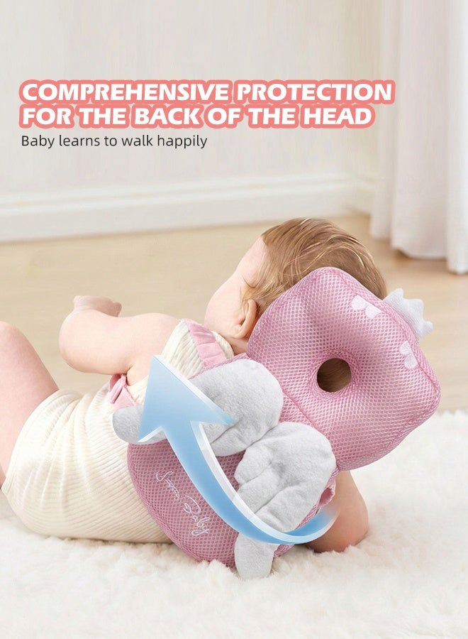 سوفت تاتش وسادة حماية رأس الطفل، وسادة مسند رأس الطفل، أجنحة رقبة الطفل، وسادة مقاومة للسقوط، وسادة ألعاب الأطفال - Image 4