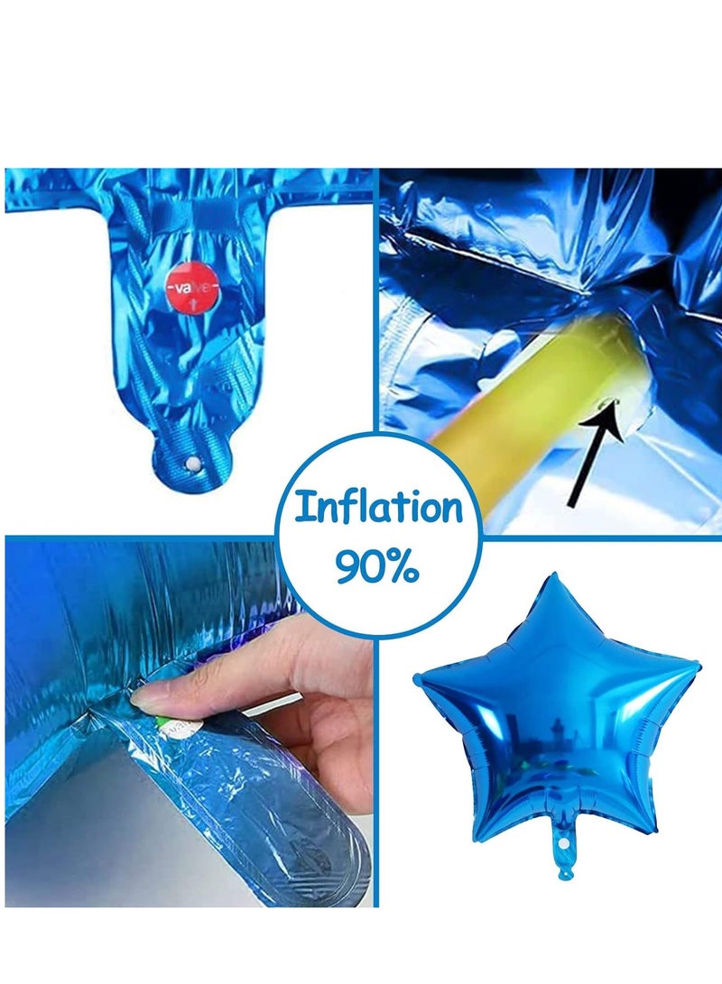 Party Stitch Aluminium Balloon Theme Party Decoration Children's Star Baby Birthday Flag Cake Insert Balloon Set - Image 5