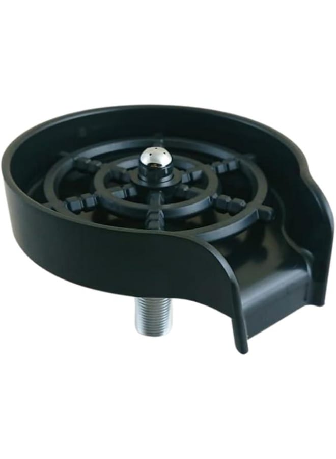 Rotating Cup and Filter Cleaning Base, Cup Cleaner for Kitchen Sink, Cup Rinser for Sink with Accessories, Water Cup Cleaner, Automatic Cup Cleaning Faucet,