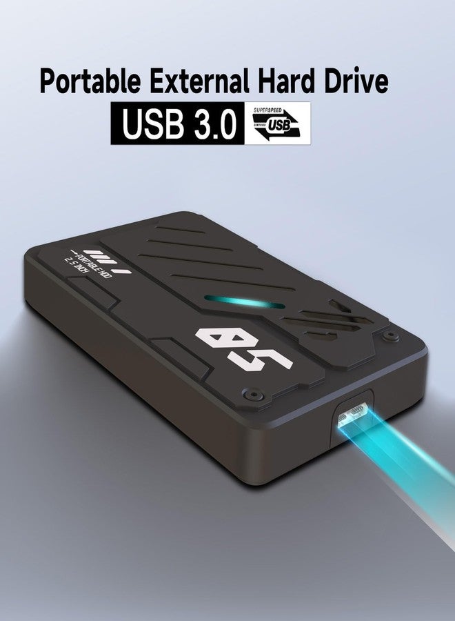 Tianken Ultra Slim Portable External Hard Drive USB 3.0 HDD Storage for PC, Laptop, Mac, Xbox one, PS4, PS5 (750GB) - Image 3