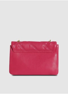 Haute Sauce Quilted Chain Handbag - Pink  - Image 3