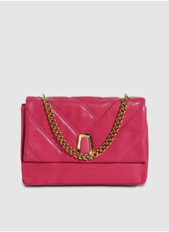 Haute Sauce Quilted Chain Handbag - Pink  - Image 1