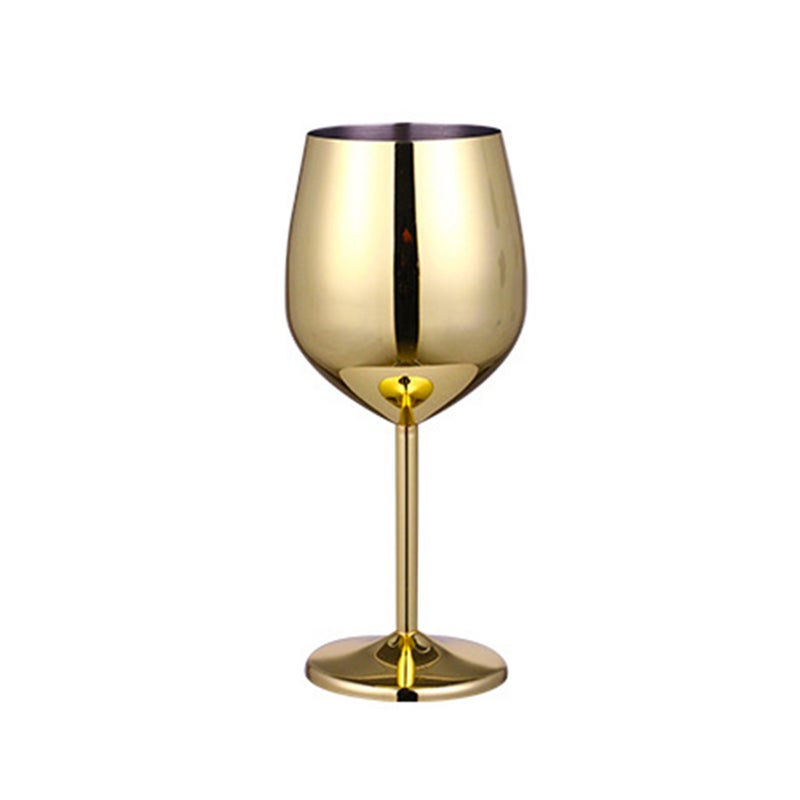 500 مل / 17 أونصة كأس نبيذ أحمر حاوية نبيذ خارجية كأس شامبانيا من الفولاذ المقاوم للصدار عالية الجودة متعدد الاستخدامات، أكواب نبيذ أحمر أو أبيض - Image 1