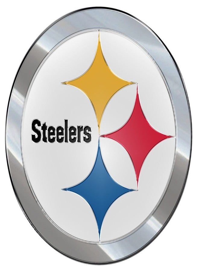 Team ProMark NFL - Pittsburgh Steelers Heavy Duty Aluminum Color Emblem - Image 2