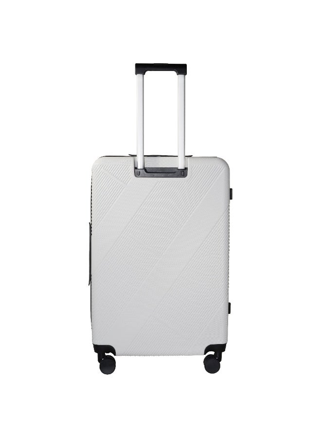 Flieger 3-Piece ABS Luggage Set (20″/24″/28″) Carry-On & Checked Suitcases, FLGR-1402 White - Image 5