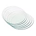 PATIKIL PATIKIL 80 mm Diameter Watch Glass, 12 Packs Beaker Cover Smooth Edges Chamfered Arc for Laboratory, Transparent  - Image 2