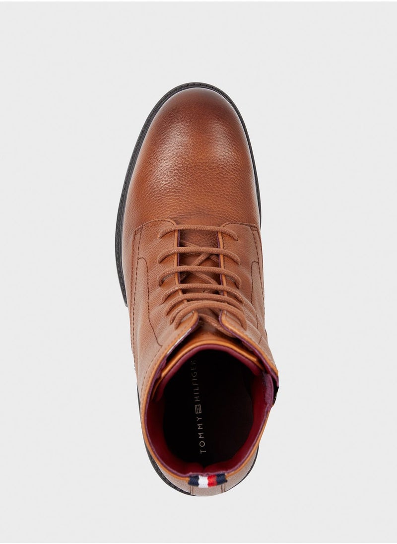 TOMMY HILFIGER - Lace Up High Boots - Image 1